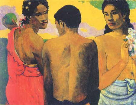Paul Gauguin Three Tahitians china oil painting image